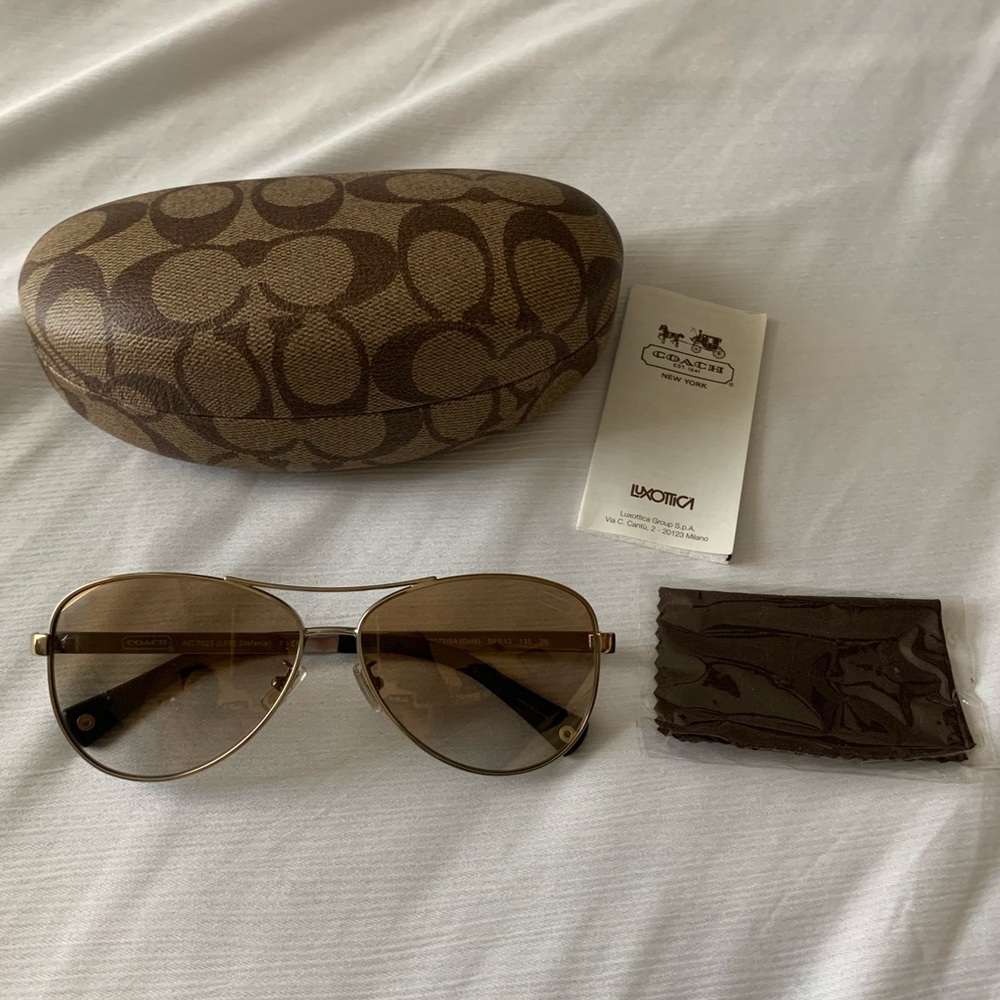 Coach Aviator Sunglasses